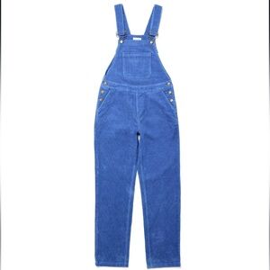 Dotty Dugarees: Women’s Soft Wide Wale Corduroy Overalls in L